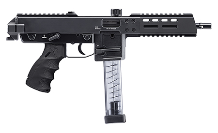 B & T Firearms BT-440000-C-US KH9 Covert 9mm Luger 30+1 6" Black Barrel, Black Cerakote Aluminum/Polymer Picatinny Rail Receiver, Black Finger Grooved Grip, Ambidextrous