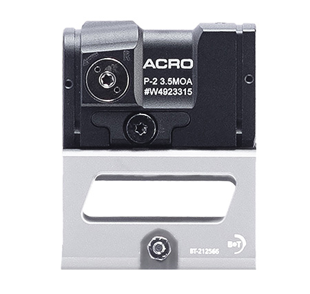 B & T Firearms AP-200691-39-QD-ST Aimpoint ACRO P-2  White 1x 3.5 MOA Red Dot Reticle