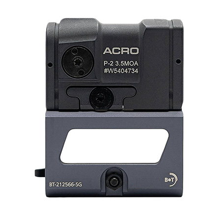 B & T Firearms AP-200871-SG-39-QD Aimpoint ACRO C-2 Sniper Gray 1x 2.5 MOA Red Dot Reticle, Includes B & T 39mm Picatinny Mount