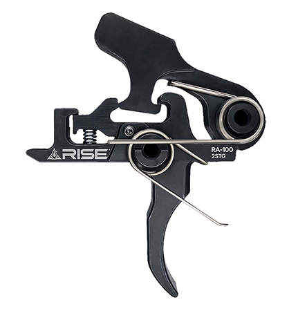 Rise Armament RA100BLK RA-100 Trigger Black Nitride Curved Fits AR-Platform