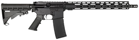 ATI ATIG15MS556ML15CA MilSport *CA Compliant 5.56x45mm 10+1 16" Black Non-Threaded Barrel, Matte Black Picatinny Rail, 15" M-LOK Handguard, Fixed Black Synthetic Stock, Black Polymer Grip