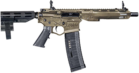 ATI ATIGAX5567MLCFDE Alpha Maxx 5.56x45mm 60+1 7.50" Black Threaded Barrel, Flat Dark Earth Receiver w/Picatinny Rail, M-LOK Handguard, Black Rear Brace  &  Polymer Grip