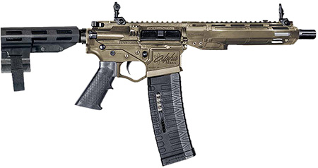 ATI ATIGAX3007MLCFDE Alpha Maxx  300 Blackout 60+1 7.50" Black Threaded Barrel, Polymer M-LOK Handguard, Flat Dark Earth Picatinny Rail Receiver