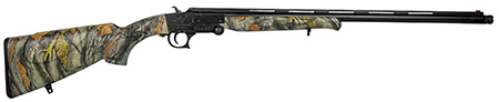 ATI ATIG12NMD23C Nomad  12 Gauge Break Open 3" 1 Shotgun Shell, 23" Matte Black Single Shot Vent Rib Barrel, Matte Black Receiver, Camo Fixed w/Saddle Mount Synthetic Stock