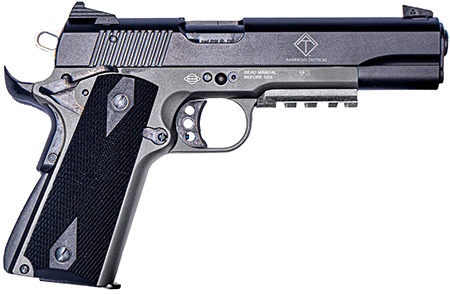 ATI GERG1911ADOPGR GSG 1911  22 LR 10+1 5" Black Steel Barrel, Black Parkerized Serrated Slide, Gray Polymer Grip
