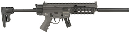 ATI GERGGSG1610S GSG-16  22LR 10+1 16.25" Black Non-Threaded Barrel, Smoke Gray Picatinny Rail Polymer Receiver, M-LOK Handguards, Collapsible w/Storage Compartment Black Synthetic Stock, Smoke Gray P