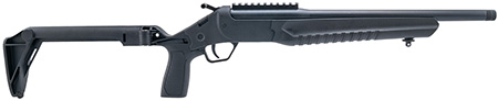 Rossi LWC300B-BKFS LWC  300 Blackout Single Shot 16.50" Black Oxide Threaded Barrel, Black Picatinny Rail Alloy Steel Receiver, Folding Black Polymer Stock