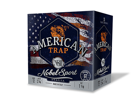 Nobel/Eurosports LLC ANS27755 American Trap  12 Gauge 2.75" 7.5 Shot 25 Per Box/ 10 Cs