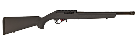 Franklin Armory 0210000GRY F22  22 LR 16" Black Heavy Fluted Threaded Barrel, Picatinny Rail Receiver, Gray Hogue OverMolded Synthetic Stock