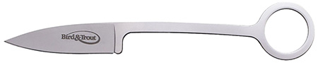 Cold Steel CS20BTJ Bird  &  Trout  2.25" AUS-8A SS Plain Drop Point Bead Blasted Blade, 4.06" Bead Blasted AUS-8A SS Handle