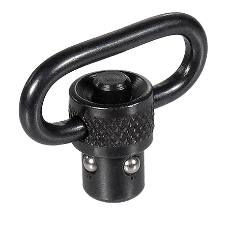 Leapers TLQDSW08A QD Sling Swivel  Black 1" Push Button Steel