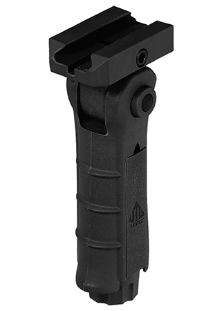 Leapers RBFGRP170B Vertical Foregrip  Black Polymer