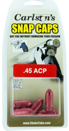 Carlson's Choke Tubes 00062 Snap Cap Pistol 45ACP 5Pack