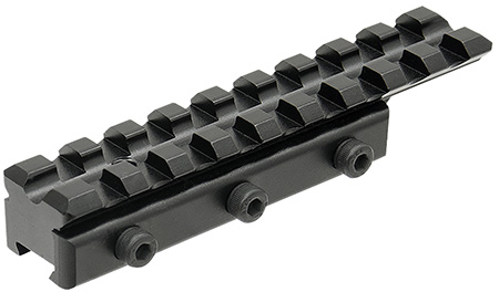 Leapers MNTPMTOWLA Picatinny Adapter Mount  Matte Black Anodized Aluminum Dovetail Mount