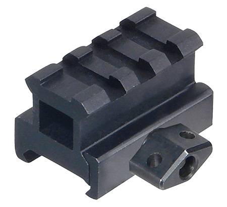 Leapers MNTRS08S3 Picatinny Riser  Matte Black Anodized Aluminum Picatinny/Weaver Mount