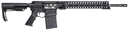 Patriot Ordnance Factory 02419 Rogue DI 308 Win 20+1 18.50" Picatinny Rail Receiver, M-LOK/Picatinny Rail Handguard, Black Polymer Stock  &  Grip