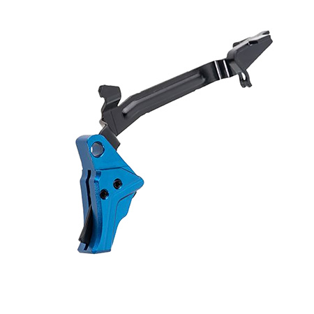 Tyrant CNC TDGTRIG34BLUEBLACKBAR I.T.T.S Trigger/Bar Blue/Black Fits Glock Gen3-4