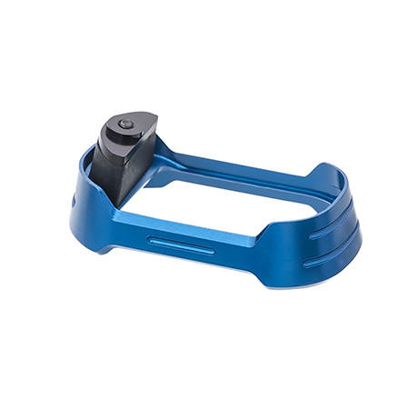 Tyrant CNC TDG48MWBLUE  Magwell Fits Glock 43x/48 Blue Aluminum