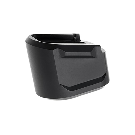 Tyrant CNC TDECHEMAGEX17BLK  Magazine Extension 9mm Fits Springfield Echelon 5rd Black Aluminum