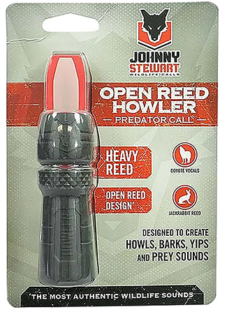 Hunters Specialties HSJSORHOWL Open Reed Howler Predator Call Black/Red