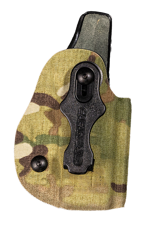 Safariland 20179701 Species  IWB Multi-Cam SafariLaminate Fits SW M & P Shield/Shield+ Belt Clip Mount Right Hand