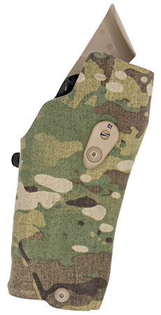 Safariland 6354RDSO28327701MS1 6354RDSO-ALS  OWB Multi-Cam SafariLaminate Fits Glock 19 MOS Compatible w/ TLR 7 Light Right Hand