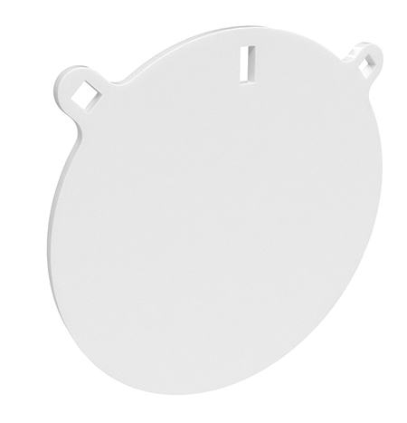 Birchwood Casey BC-RND10-38 Round Steel Target Plate 10" Pistol/Rifle Black/Red/White Steel 0.38" Thick Hanging