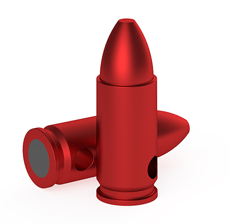 Birchwood Casey BC-DCTR-9MM Duracap Training Rounds 9mm Aluminum 6PK