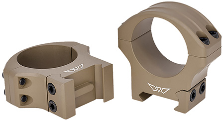 Warne 8501DE HyperLite  Dark Earth Cerakote MagnaFusion Alloy 1" Tube Maxima/Weaver/Picatinny