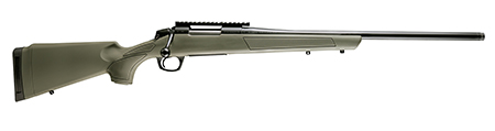 CVA CR3910G Cascade  7mm Rem Mag 3+1 24" Graphite Black Cerakote Threaded Barrel, Graphite Black Cerakote Picatinny Rail Steel Receiver, OD Green Synthetic Stock