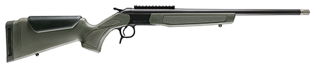 CVA CR4918 Scout Spur Compact 410 Gauge 1rd 20" Blued Single Shot Barrel, Blued Receiver w/Picatinny Rail, OD Green  &  Black Synthetic Stock