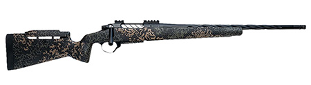 Seekins Precision 0011710455-F Havak PH3 375 H & H 24" Black Fluted Threaded Barrel, Black Picatinny Rail Steel Receiver, Adj Cheek Riser Woodland Shadow Synthetic Stock