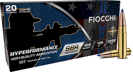 Fiocchi 300BKSBA Hyperformance  300Blackout 125gr Super Shock Tip 20 Per Box/10 Case