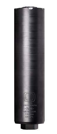 Q LLC SILHNDT762B Half Nelson  7.62 NATO 1.75" Black PVD Titanium 5/8"x24