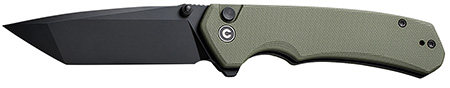 Civivi Knives C19059C-2 Brazen  3.46" Folding Plain Black D2 Steel Blade, OD Green Textured G10 Handle