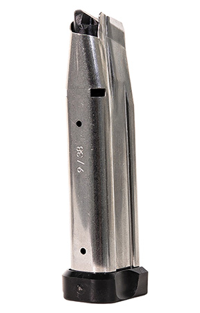 Watchtower Firearms MAG140SS   20rd 9mm Fits 1911 Silver/Black Stainless Steel