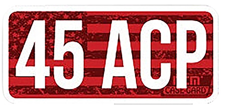 MTM Case-Gard CL45ACP  Ammo Caliber Labels