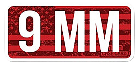 MTM Case-Gard CL9MM  Ammo Caliber Labels