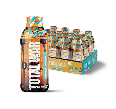 Redcon1 RC1TWRTDCS-12 Total War Ready to Drink Cali Splash 12 Pack