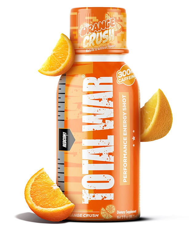 Redcon1 RC1TWSOC Total War Energy Shots Orange Crush 12 Pack