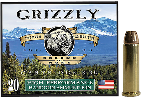 Grizzly Ammo GC38SP+P3   38Special+P 148gr Jacketed Hollow Point 20 Per Box/10 Case