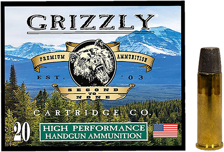 Grizzly Ammo GC41M5   41Mag 265gr Wide Flat Nose Gas Check 20 Per Box/10 Case