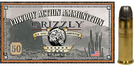 Grizzly Ammo GC44SP2   44Special 200gr Round Nose Flat Point 50 Per Box/10 Case