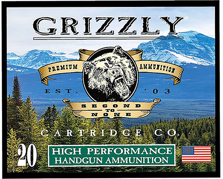 Grizzly Ammo GC44M+P2   44RemMag+P 240gr Jacketed Hollow Point 20 Per Box/10 Case
