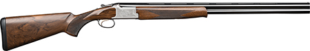 Browning 018043912 B525 Citori 410 Gauge Break Open 3" 2rd 30" Gloss Blued Over/Under Vent Rib Barrel, Gray Engraved Steel Receiver, Fixed Grade II Turkish Walnut Stock, Right Hand