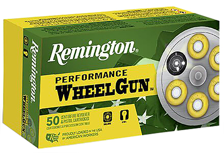 Remington Ammunition 22340 Performance WheelGun  45Colt 250gr Lead Round Nose 50 Per Box/10 Case