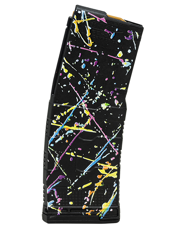 Amend2 556MOD3NEON30 MOD-3  30+1 5.56 NATO Fits AR-15 Neon Splatter Polymer