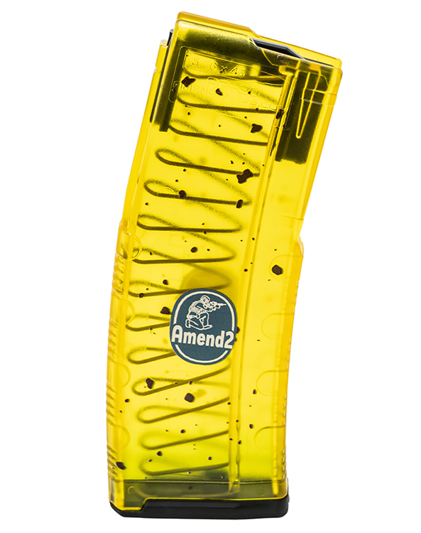 Amend2 556MODCBAN30 MOD-C Banana 30+1 5.56 NATO Fits AR-15 Yellow/Green Polymer
