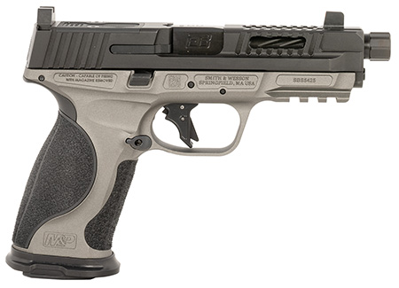 Ed Brown MPFMATCH Fueled M & P Match 9mm Luger 19+1 4.75" Black Nitride Match Grade Threaded Barrel, Black Nitride Optic Cut/Ported/Serrated Stainless Steel Slide