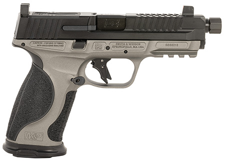 Ed Brown MPFTACT Fueled M & P Tactical 9mm Luger 19+1 4.75" Black Nitride Match Grade Threaded Barrel, Black Nitride Optic Cut/Serrated Stainless Steel Slide